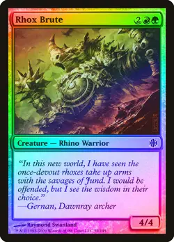 Rhox Brute FOIL Alara Reborn NM Red Green Common MAGIC GATHERING CARD ABUGames - Image 1