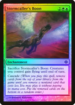Stormcaller's Boon FOIL Alara Reborn NM White Blue Common MAGIC CARD ABUGames - Image 1