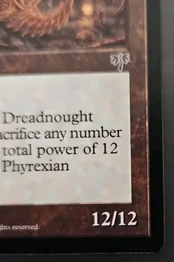 Magic the Gathering Phyrexian Dreadnought Mirage Rare Artifact Pete Venters - Image 5