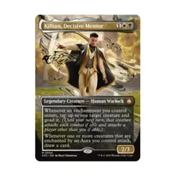 WotC Commander: Secrets of Strixhav Killian, Decisive Mentor (Borderless) NM - Image 1