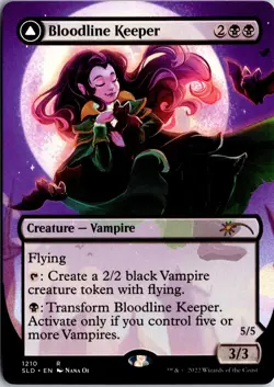 Bloodline Keeper (Display Commander) - Thick Stock 1210 Lair Drop Series MTG NM - Image 1