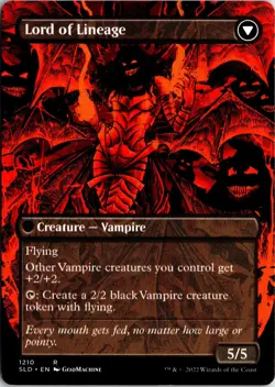 Bloodline Keeper (Display Commander) - Thick Stock 1210 Lair Drop Series MTG NM - Image 2