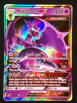 Naganadel GX / #56/131 / (SM: Forbidden Light) / Pokemon TCG / Ultra Rare - LP - Image 1