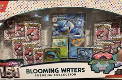 Pokemon Scarlet & Violet 151 Blooming Waters Blastoise ex Venusaur Bulbasaur - Image 1