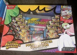 Pokemon Mega Evolution Ascended Heroes Premium Poster Gardevoir Collection Box - Image 1
