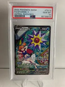 PSA 10 STARMIE V Full Art 2022 Pokemon Astral Radiance #TG13 Misty - Image 1