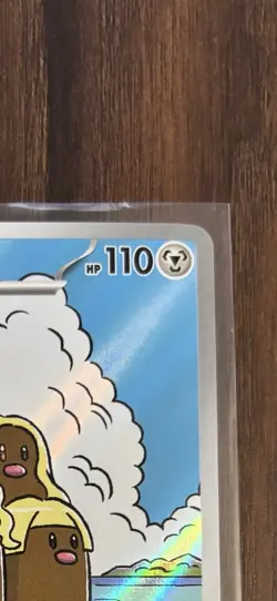 Pokemon Alolan Dugtrio Illustration Rare Holo 208/191 SV08 Surging Sparks 2024 - Image 4