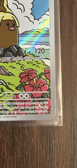 Pokemon Alolan Dugtrio Illustration Rare Holo 208/191 SV08 Surging Sparks 2024 - Image 5