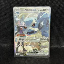 Pokemon TCG Steven's Metagross EX SIR Holo 340 HP 289/217 ASC English - Image 1