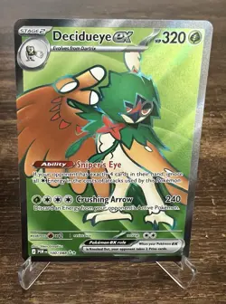 Pokemon TCG: Perfect Order Decidueye EX Ultra Rare Full Art 100/88 Holo NM - Image 3