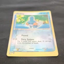 Pokemon TCG Mudkip 60/109 EX Team Rocket Returns Reverse Holo Common 50 HP Eng - Image 2