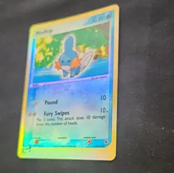 Pokemon TCG Mudkip 60/109 EX Team Rocket Returns Reverse Holo Common 50 HP Eng - Image 3