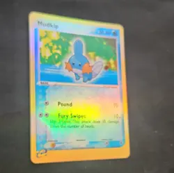 Pokemon TCG Mudkip 60/109 EX Team Rocket Returns Reverse Holo Common 50 HP Eng - Image 4