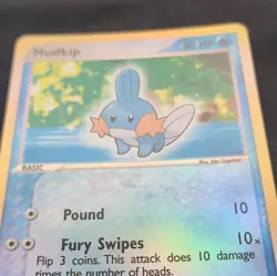 Pokemon TCG Mudkip 60/109 EX Team Rocket Returns Reverse Holo Common 50 HP Eng - Image 5