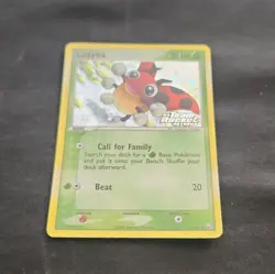 Pokemon TCG Ledyba 64/109 EX Team Rocket Returns Reverse Holo 50 HP Eng 2004 - Image 2