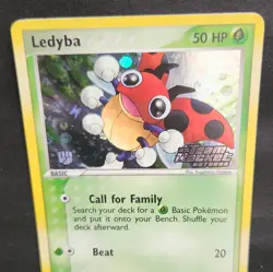 Pokemon TCG Ledyba 64/109 EX Team Rocket Returns Reverse Holo 50 HP Eng 2004 - Image 4