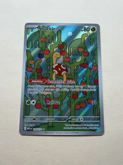 Pokemon TCG Shuckle 136/132 Secret Rare Reverse Holo Me01: Mega Evolution 2025 - Image 1