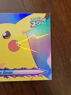 LP! Stormy Seas #19 RAINBOW HOLO Topps Pokemon The Movie 2000 - Image 3