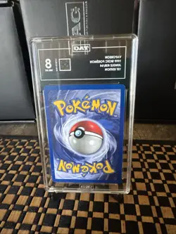 1999 POKEMON JUNGLE 1ST EDITION #28/64 VAPOREON TAG 8 - Image 4
