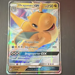 The Pokemon Company Dragonite GX Dragon Majesty Ultra Rare 37/70 Holo Eng 2018 - Image 1