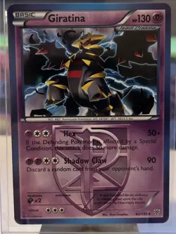 Pokemon TCG Giratina Black and White Plasma Storm 62/135 Regular Rare LP - Image 1