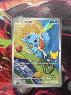 Squirtle 039 Full Art Promo First Partner Collection 30th Anniversary Pokemon - Image 1