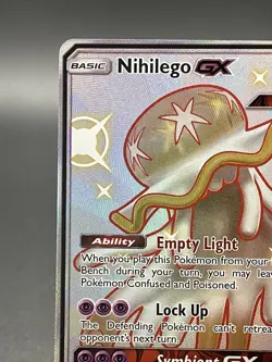 Pokemon Hidden Fates Nihilego GX SV62/SV94 Shiny Vault Full Art Ultra Rare - Image 5