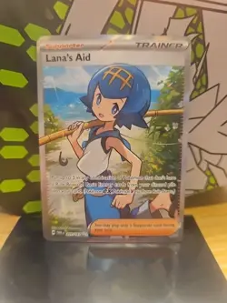 Pokemon TCG Lanas Aid 207/167 Ultra Rare Full Art Trainer Twilight Masquerade NM - Image 1