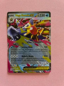 Mega Starmie ex 021/088 Me03: Perfect Order Holo - English - Pokemon TCG - Image 1