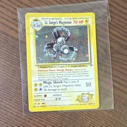 Pokemon Lt. Surge's Magneton #8/132 Gym Heroes Holo Rare - Image 1