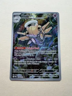 Pokemon TCG Shedinja 144/132 Illustration Rare Holo Me01: Mega Evolution 2025 - Image 1