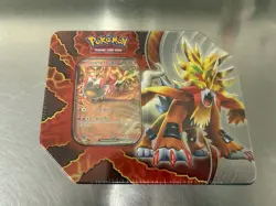 Pokemon TCG: Paradox Destinies Gouging Fire ex Tin / New - Image 1