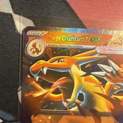 Pokemon Mega Charizard Y EX MEP EN 030 Ultra Rare NM - Image 2