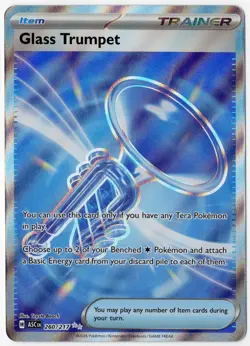 Glass Trumpet 260/217 Ultra Rare Ascended Heroes Pokemon Holo Near Mint - Image 1
