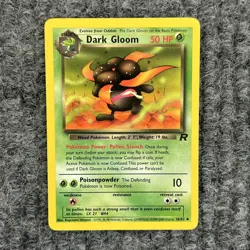 VTG Pokemon Team Rocket Dark Gloom 36/82 Regular Uncommon NM - Image 1