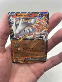 020/086 Reshiram ex Prize Pack Series 8 Stamped Pokemon TCG Play Double Rare - Image 3