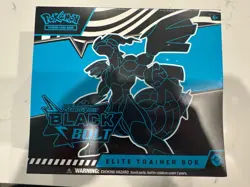 Pokemon TCG Black Bolt Elite Trainer Box - SV Factory Sealed - Image 1