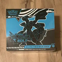 Pokemon Scarlet & Violet Black Bolt Elite Trainer Box Brand New Sealed - Image 1