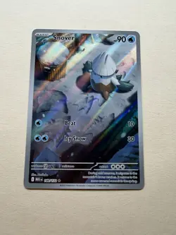 Pokemon TCG Snover 140/132 Illustration Rare Holo Me01: Mega Evolution 2025 - Image 1