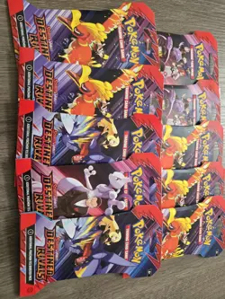 Destined Rivals Sleeved Booster Packs Lot of 10. Pokemon SEALED - Image 1