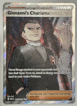 Pokemon - 197/165 - Giovanni's Charisma - Scarlet & Violet 151 - Image 1