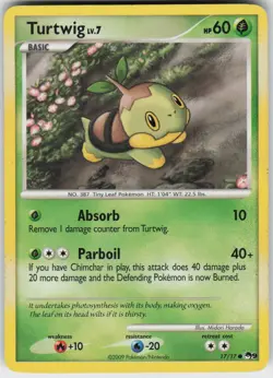 TURTWIG 17/17 POP SERIES 9 POKEMON COMMON MP - Image 1