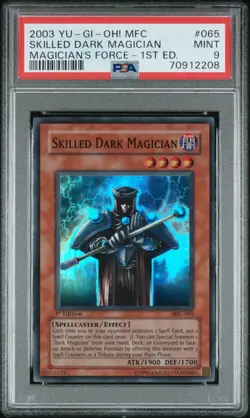 Yu-Gi-Oh! - PSA 9 - Skilled Dark Magician - MFC-065 - 1st ed - GEM MINT! - Image 1