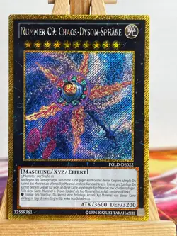 Nummer C9: Chaos-Dyson-Sphare PGLD-DE022 Gold Rare Deutsch NM YUGIOH - Image 1