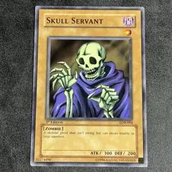 Yugioh Skull Servant 1st Edition LOB-004 Na Print - Image 1