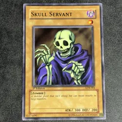 Yugioh Skull Servant 1st Edition LOB-004 Na Print - Image 3