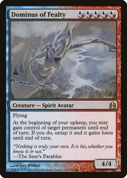 Dominus of Fealty Commander NM Blue Red Rare MAGIC THE GATHERING CARD ABUGames - Image 1