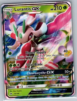 Lurantis GX 15/149 SM Base Set - Pokemon Card - NM - Image 1
