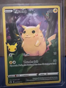 Pokemon Pikachu TCG Holo Rare Card Celebrations Series 5/25 Near Mint - Image 1