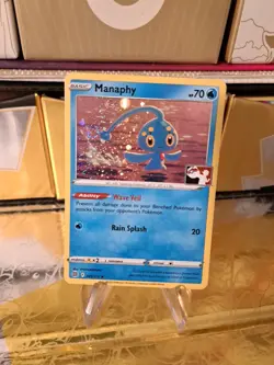 Manaphy Holo Pokemon Prize Pack Series 3 Promo Stamped Pokemon Card NM/LP - Image 1